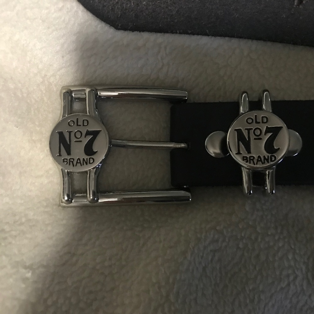 Jack Daniel’s belt, size 32, black/silver